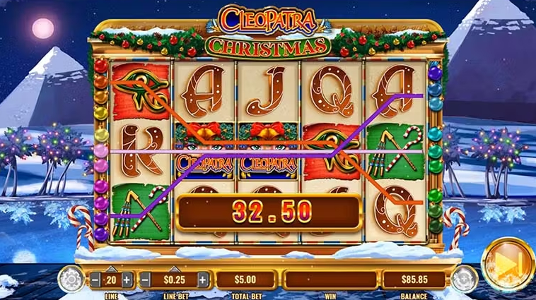 Cleopatra Christmas Slot tải game fun88 1