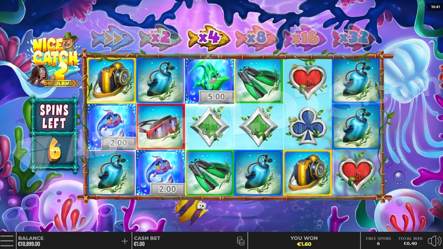 Nice Catch 2 DoubleMax slot apply shooting fish game fun88 1