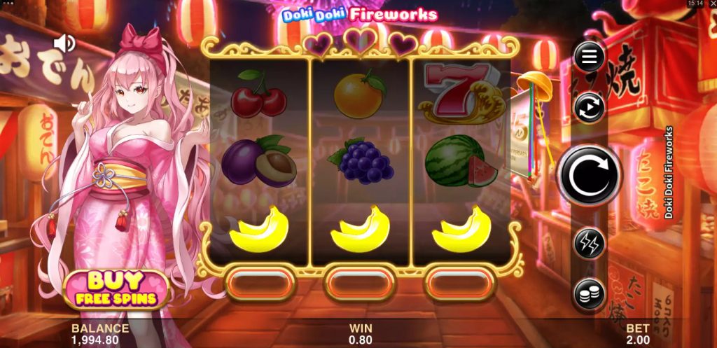 Doki Doki Fireworks Slot fun88 slot machine bonus