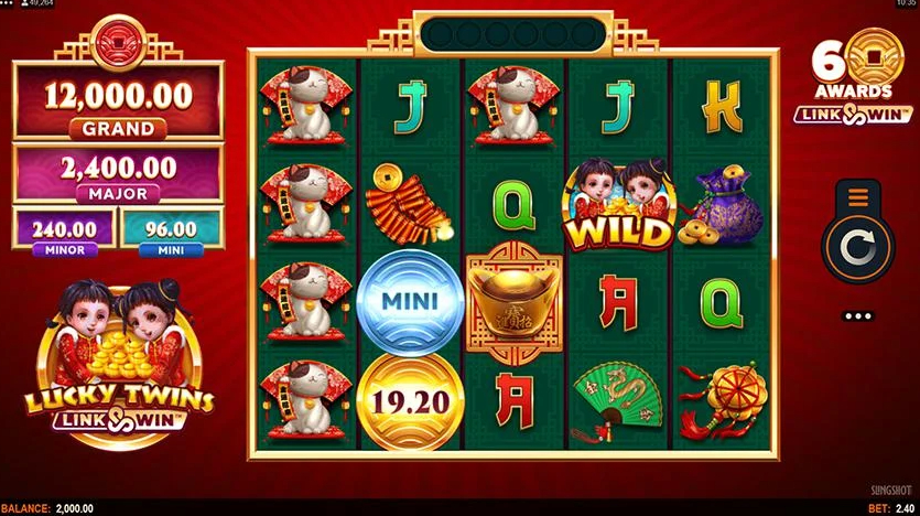 Lucky Twins Link&Win Slot fun88 reward 1