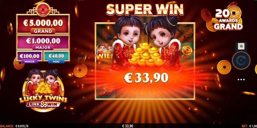 Lucky Twins Link&Win Slot fun88 reward 2