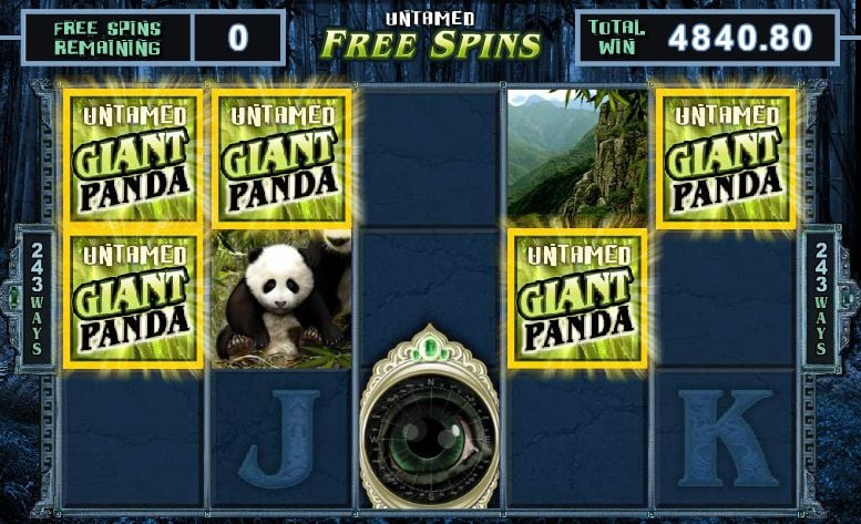 Untamed Giant Panda Slots fun88 slot machine bonus reward 1